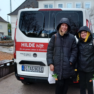 Unterstützung von Alissa, Katharina und Tim vom  Sportclub Bielefeld 04/26 e.V